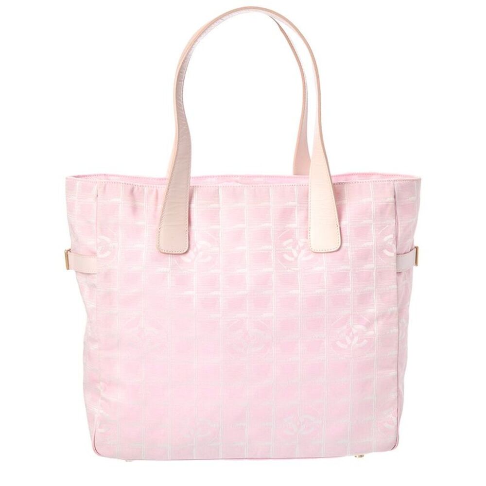 Chanel Pink Quilted Textile Niryu New Travel Line Tote (Authentic Pre-Loved)